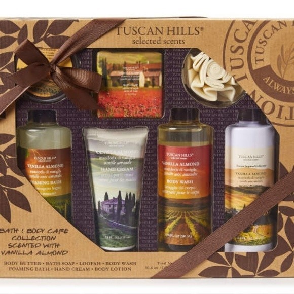 Tuscan Hills Vanilla Almond 7-Piece Spa Set DAMAGED BOX - Picture 9 of 9